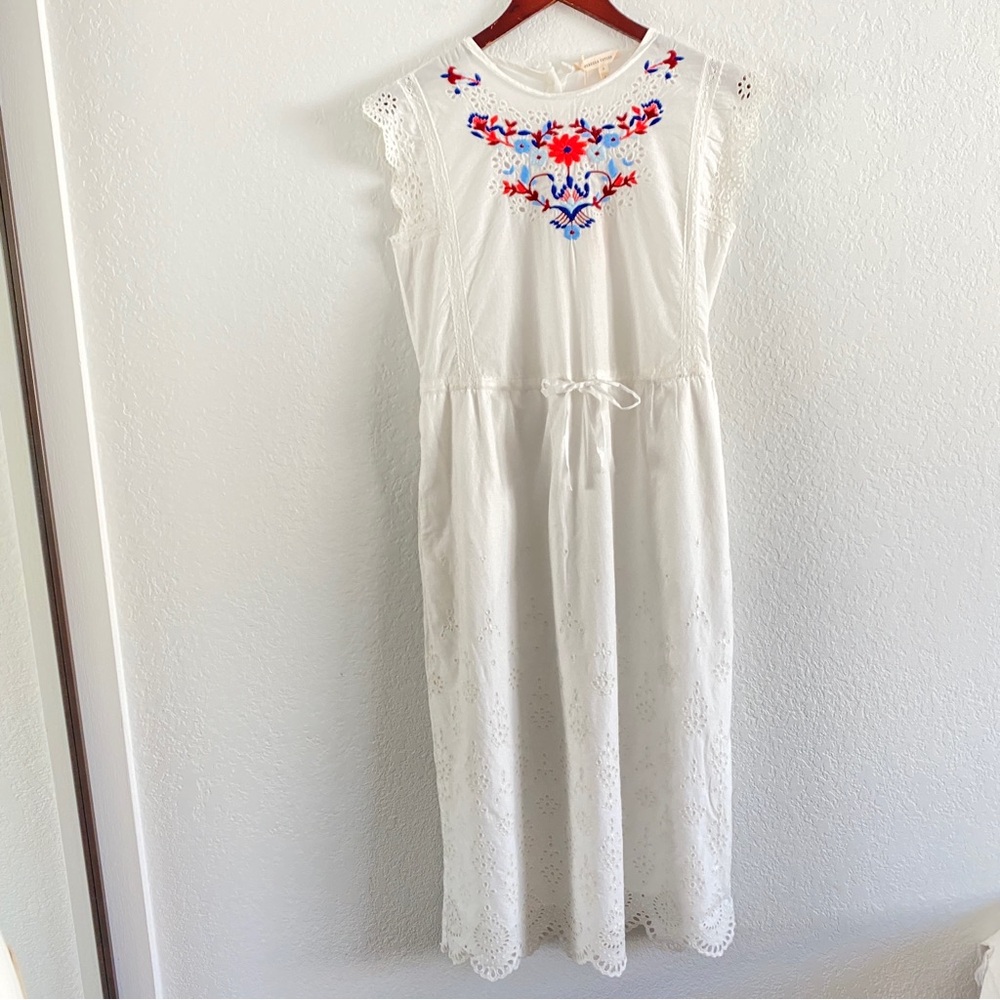 Rebecca Taylor White Embroidered eyelet Dress - Picture 4 of 13